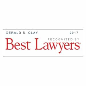 Best Lawyers 2017 Award Gerald Clay
