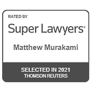 Super Lawyers 2021 Matthew Murakami