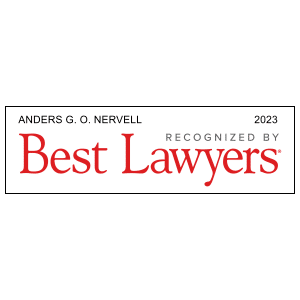 2023 Best Lawyers -Anders Nervell